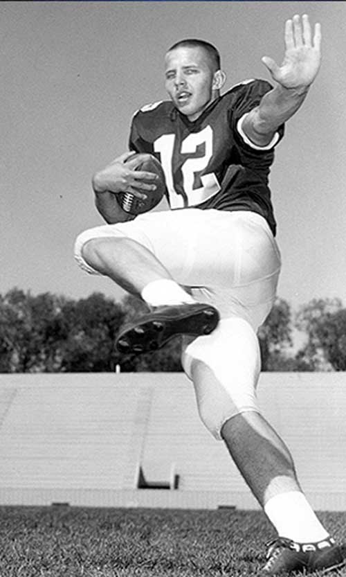 Hank Grenda (2011) Washington State University from 1965-1969 as quarterback, punter and field goal kicker.